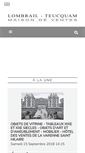 Mobile Screenshot of lombrail-teucquam.com