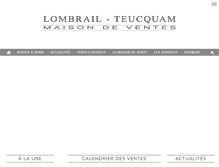 Tablet Screenshot of lombrail-teucquam.com